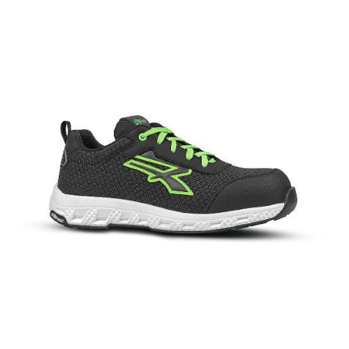 Calzatura di sicurezza Mitch Red Ego S3S ESD - numero 45 - nero/verde - U-Power